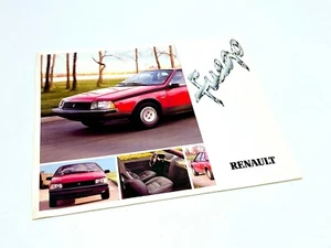Folleto de la hoja informativa del Renault Fuego 1982 - Imagen 1 de 1
