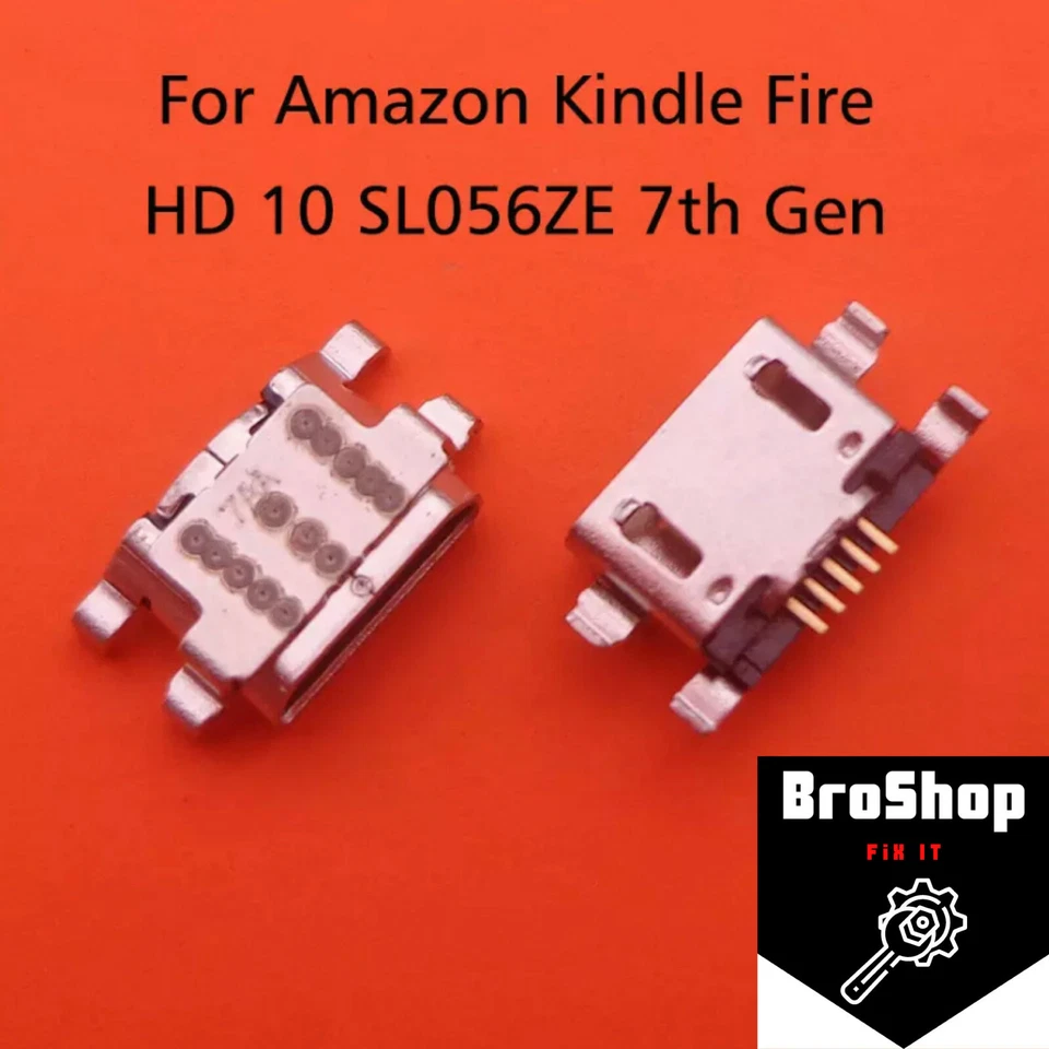 Amazon Kindle Fire HD 10 7th Gen SL056ZE Micro USB Ladebuchse Buchse Connector - Bild 1 von 1