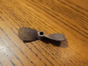 2 Blade Brass Prop 57mm RC Boat Propeller - Picture 1 of 3