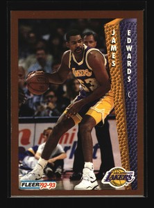 363 ~ James Edwards ~ 1992-93 Fleer ~ BASE ~EX~BSK