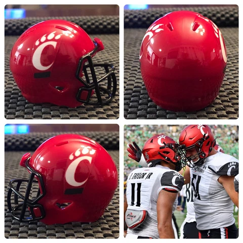 2022 Custom Pocket Pro Helmet American Athletic Cincinnati Bearcats Red Cover