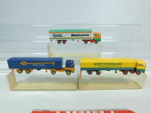 AV164-0,5# 3x Scania ASG+530/540 Ford Mint+Box H0 1:87 Sattelzug/LKW - Imagen 1 de 3