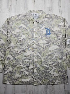 Disneyland Resort Linen Blend Spirit Jersey Tropical Long Sleeve Shirt Men's XL - Picture 1 of 12