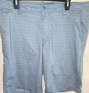 Wallin & Bros. Mens Size 36W Flat Front Shorts Blue - Picture 1 of 7