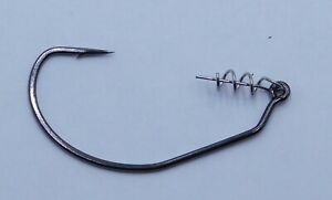 VMC 7346 7/0 Swim Bait Hook W/Choice of size Coil Form w/Center Pin 3 in a PK