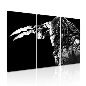 ALIEN VS PREDATOR Movie Stretched Canvas Print Wall Art Home Deco More Sizes - Picture 1 of 8