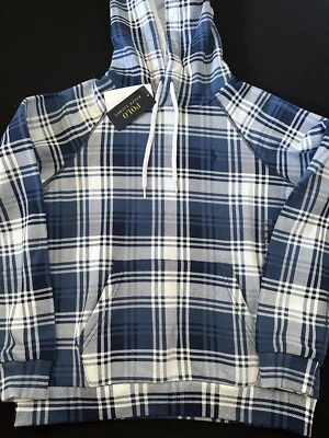 Polo Ralph Lauren Womens Plaid Fleece Pullover Hoodie Sweatshirt Size M New - Image 1 of 4