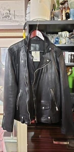 AllSaints Biker Leather Jacket - Picture 1 of 7