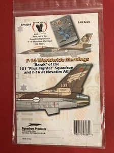 Eagle Strike Decals 48264 1:48 F-16 Worldwide Markings "Barak" of the 101st Sq. - Picture 1 of 6