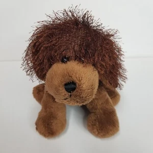 Ganz Webkinz Brown Dog Plush Puppy Shaggy 9" Stuffed Animal Toy HM195 NO CODE - Picture 1 of 12