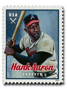 Unused USPS Postage Stamps ~ Sheet of 20 2024 Hank Aaron ~ Scott 5908 MNH - Picture 1 of 2