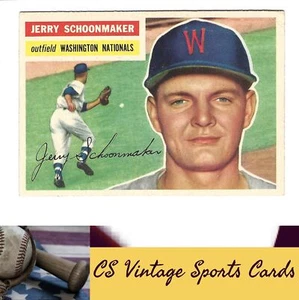 Jerry Schoonmaker 1956 Topps #216 - Imagen 1 de 2