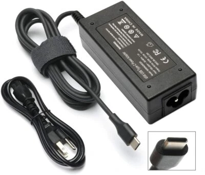 45W USB-C Power Charger for Dell Chromebook 3100 3380 3400 5190 5190 2-in-1 7486 - Image 1 of 4