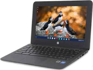 HP 11A Chromebook 11.6" LCD Celeron N3350 4GB 32GB WIFI/BT Webcam Chrome OS - Picture 1 of 1