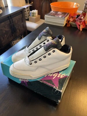 Vintage 1990s Converse Magic Johnson Signature Coolin Mid Hi Shoes 10 - Image 1 of 4