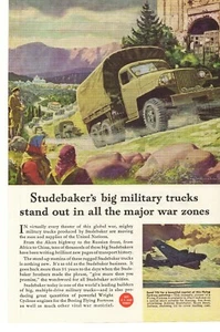 Pubblicità Camion Militari Studebaker 1943 - Foto 1 di 1