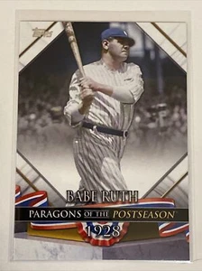 2022 Topps Update Babe Ruth Paragons of the Postseason 1928 Insert PP-13 Yankees - Picture 1 of 2