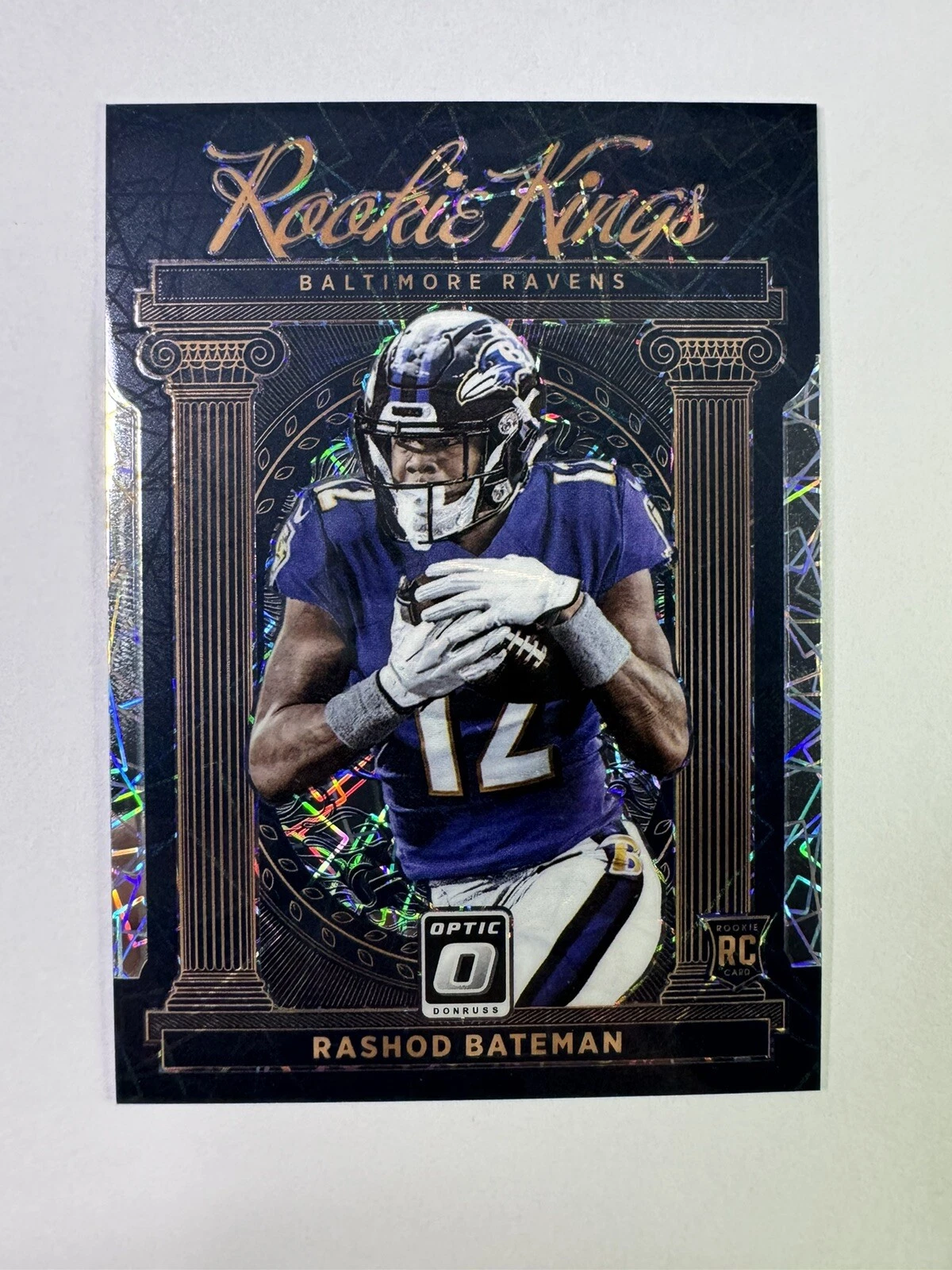 2021 Panini Optic Rookie Kings Rashod Bateman RC Case Hit SSP Ravens