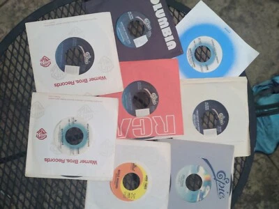 Lot of 7 MERLE HAGGARD 45's - Sing Me Back Home / Twinkle Twinkle Luck Star + - Image 1 of 4