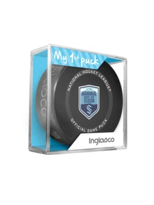 MY FIRST PUCK for NEWBORN BOY Seattle Kraken Licensed NHL Game Puck 2022-23 - Picture 1 of 6