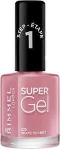Rimmel London Super Gel Long Wearing Nail Polish, 023 Grape Sorbet - 12mL - Picture 1 of 9