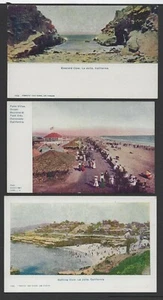Tres vistas de California principios de 1900, La Jolla, Coronado, predividido 0630-06 - Imagen 1 de 2