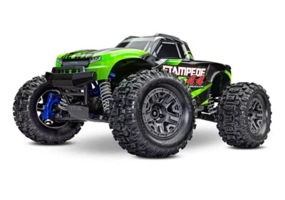 Traxxas 67154-4 Stampede 4x4 BL-2s Monster-Truck grün ARTR 46km/h - Bild 1 von 4