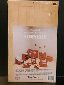 NEW IN SEALED PACKAGE Dura-craft Miniature Dollhouse Nursery Furniture NR70 - Picture 1 of 7