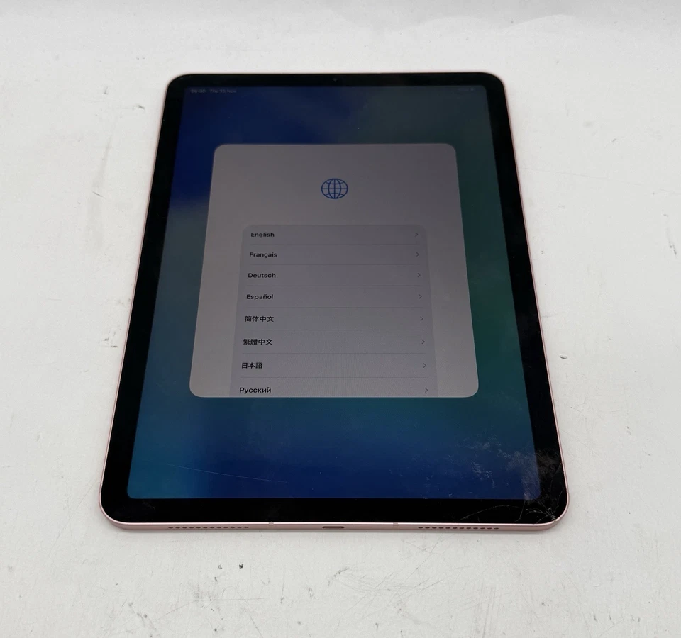 Apple iPad Air 4th Generation 2020 (A2072) 64GB 4GB RAM Rose Gold Wi-Fi+Cellular - Image 1 of 4