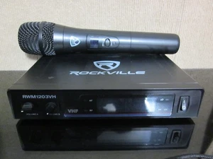 Rockville RWM1203VH VHF Wireless Dual HandHeld Microphone System Digital Display - Picture 1 of 10