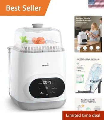 EaseClean Bottle Washer Pro: All-in-One Baby Bottle Washer, Sterilizer & Dryer - Image 1 of 4