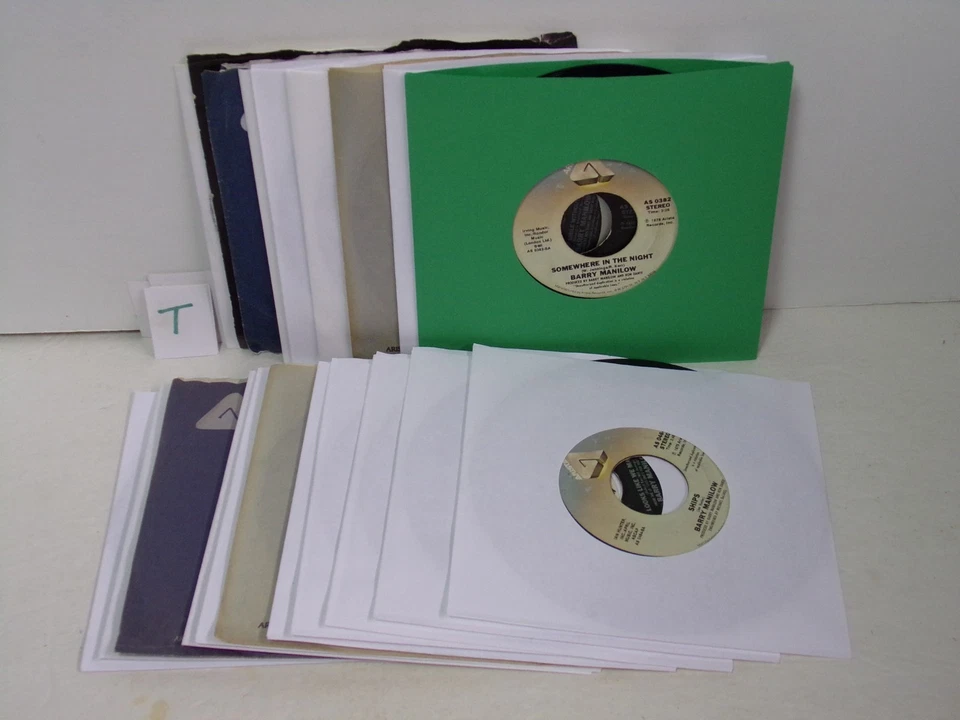 Barry Manilow Lot Of 20 - 45 RPM Records Foto 1 de 1