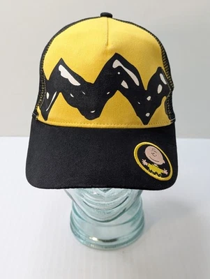De colección Peanuts Charlie Brown Trucker Sombrero Snapback Malla Gorra Cedro Feria RARO Foto 1 de 4