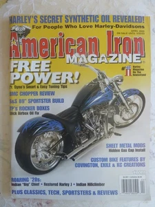 AMERICAN IRON Magazine April 2003 - Picture 1 of 3