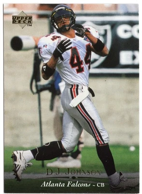 1995 Upper Deck - D.J. Johnson #182 ATLANTA FALCONS - Image 1 of 2