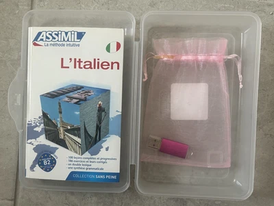 Assimil L'italien in plastic case with PDF of book and free audio - Image 1 of 4