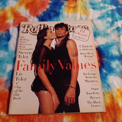 Rolling Stone Magazine: # 694 Steven Tyler/ Liv Tyler/ Quentin Tarantino 11/3/84 - Image 1 of 4