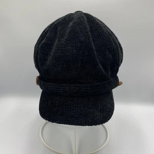 David & Young Cabbie Newsboy Cap Mütze Damen schwarz - Bild 1 von 5