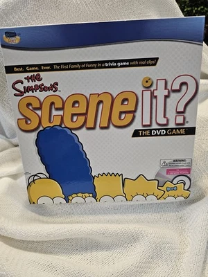 The SIMPSONS Scene IT ? Board Game DVD Game Edition OPEN BOX ,SEALED CONTENTS. - Image 1 of 4