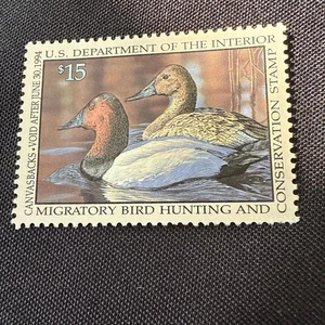 1993: US Federal Duck Stamps Collection Scott#RW60 $15 Mint NH OG - Picture 1 of 2