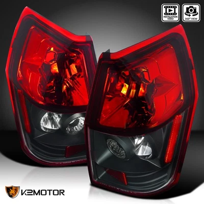 Black/Red Fits 2005-2008 Dodge Magnum Rear Brake Tail Lights Lamps Left+Right - Изображение 1 из 4