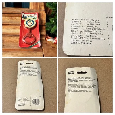 Playskool Acebo Holiday Sonajero Alegre Navidad Muñeco de Nieve De Colección Años 90 Bebé  Foto 1 de 4