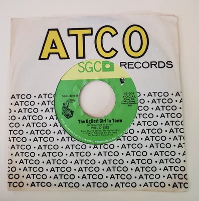 Will-O-Bees  THE UGLIEST GIRL IN TOWN (GARAGE ROCK 45) #004 PLAYS VG++ NO NOISE! - Image 1 of 4