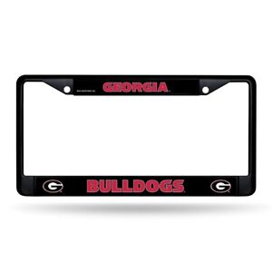 Georgia Bulldogs Black Metal License Plate Frame