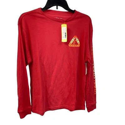 Nueva Camisa O'Neill Niños Roja Manga Larga Logo 100% Algodón Deportes Activos Primavera L Foto 1 de 4