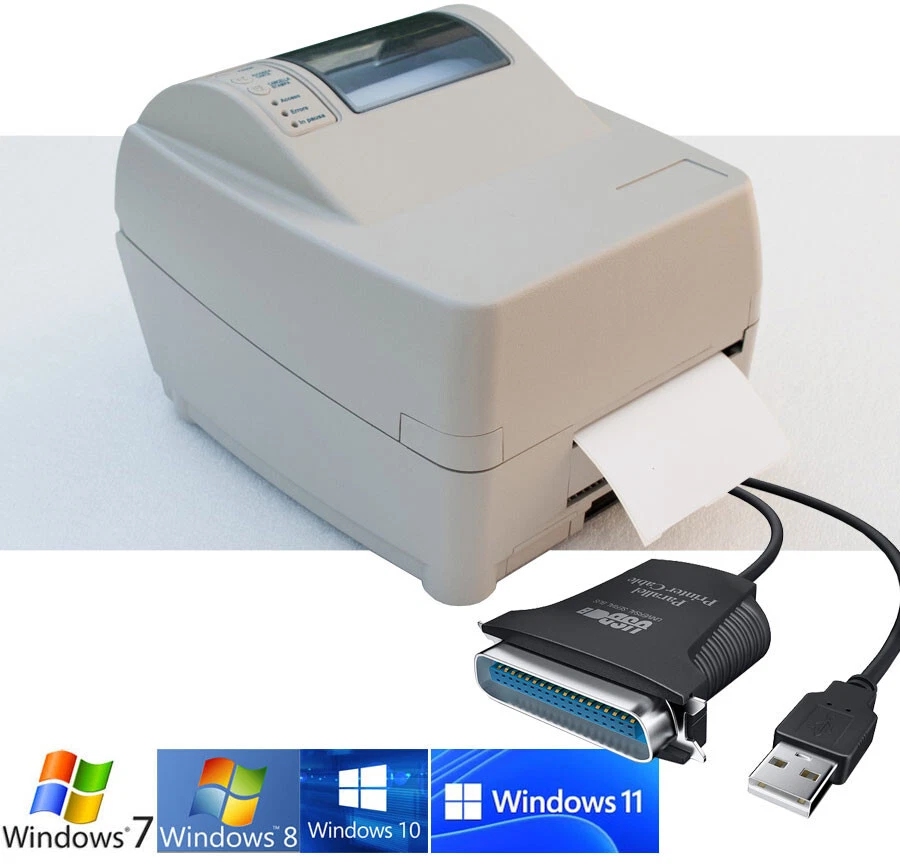 Datamax Labelprinter Label Printer for Post DHL UPS Parallel USB Win XP 7 10 11 - Image 1 of 1