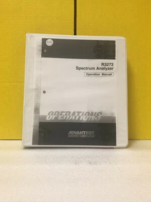 Advantest R3272 Spectrum Analyzer Operation Manual - Image 1 of 3
