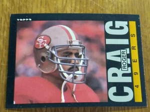 1985 Topps Football #151 San Francisco 49ers RB Roger Craig EX-NrMt - Picture 1 of 2
