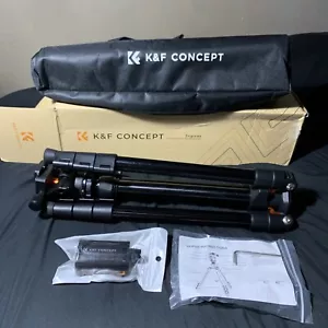 K&F Concept Tripod for Camera and Phone, 64 inch/163cm Aluminum Travel Outdoor - Picture 1 of 14