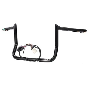 Manillar precableado Ape Hanger para 08-13 Street Glide Ultra Limited Classic 10" - Imagen 1 de 9
